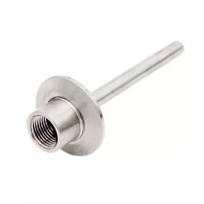 1.5″ TRI CLAMP THERMOWELL 304 Stainless Steel Tri-Clover Set up for 1/2″ threaded thermometer with 4″ probe