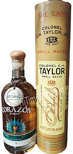 1 EH TAYLOR SMALL BATCH + 1 CORAZON REPO WELLER BUNDLE
