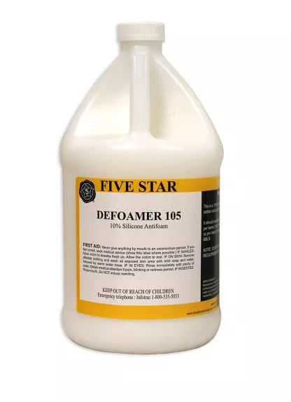1 GALLON JUG ANTI-FOAM Five Star DEFOAMER 105
