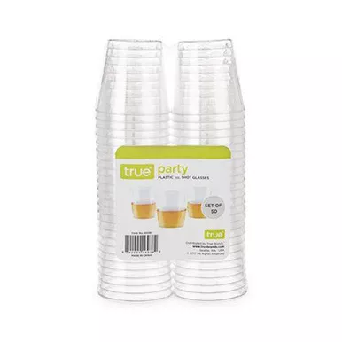 1 Ounce Clear Shot Glasses 50-Pack