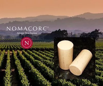 100PK #9 NOMACORC SELECT 900 SYNTHETIC WINE CORKS 1-3/4″ 22.5mmX44mm Champfered with Plain Wood Grain Finish from Vinventions