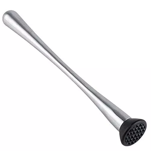 11-6-inch-long-stainless-steel-cocktail-muddlers-stable-muddled-fruit-mint-lime- 11.6 Inch Long Stainless Steel Cocktail Muddlers - Stable Muddled Fruit Mint Lime Lemon Herb (1)