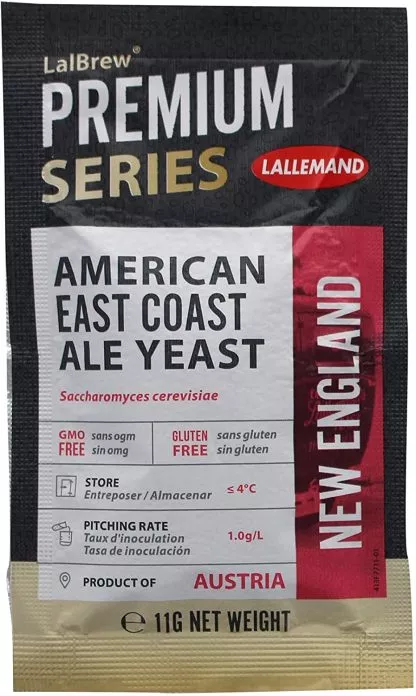 11PK BAD DATE CLOSEOUT AMERICAN EAST COAST ALE Dry Yeast Eleven 11g Packets Lallemand LalBrew Premium Series