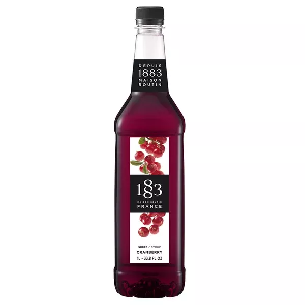 1883 Cranberry Syrup PET 1 ltr