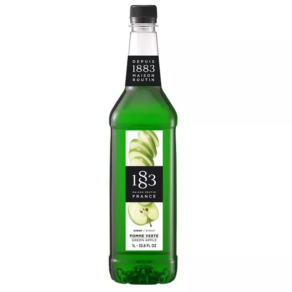 1883 Green Apple Syrup PET 1 ltr