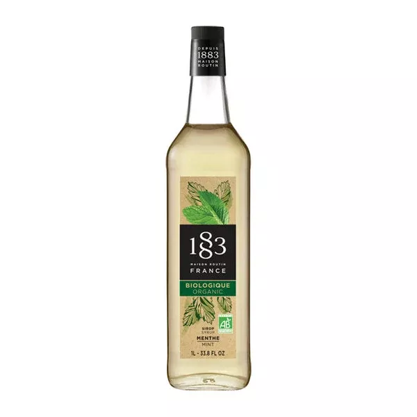 1883 Green Mint Organic Syrup 1 ltr