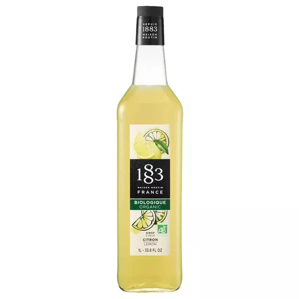 1883 Lemon Organic Syrup 1 ltr