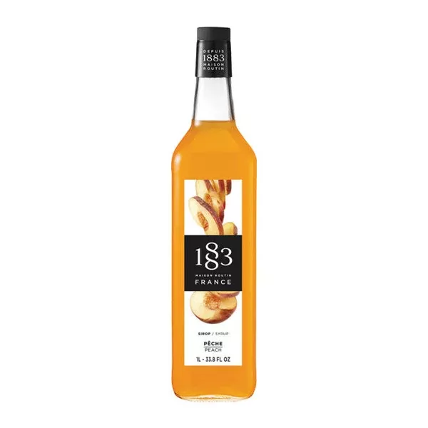 1883-peach-syrup-1-ltr 1883 Peach Syrup 1 ltr