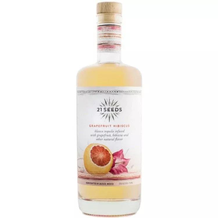 21 Seeds Grapefruit Hibiscus Blanco Tequila 750ml