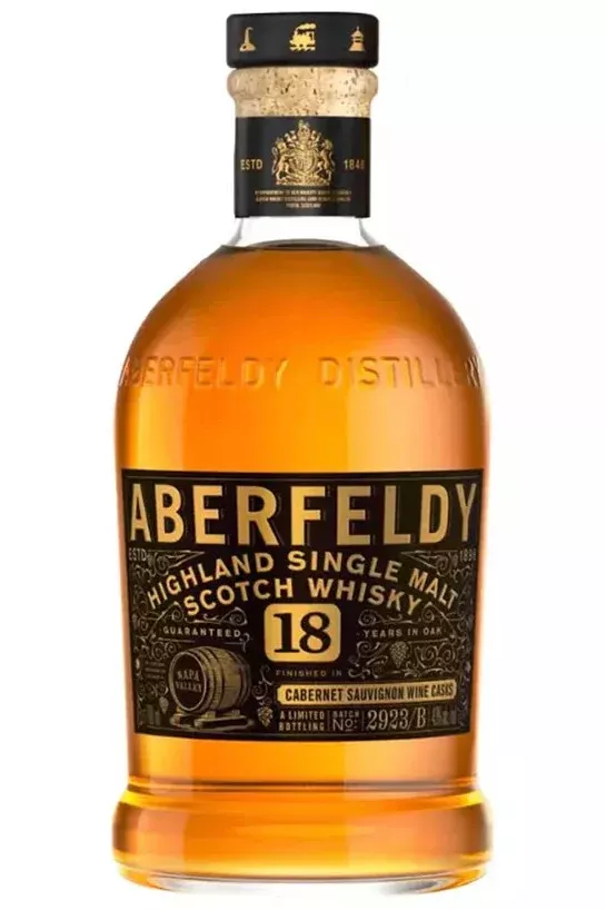 aberfeldy-18-year-old-napa-valley-cabernet-sauvignon-cask-finish-highland-single Aberfeldy 18 Year Old Napa Valley Cabernet Sauvignon Cask Finish Highland Single Malt Scotch Whisky 750ml