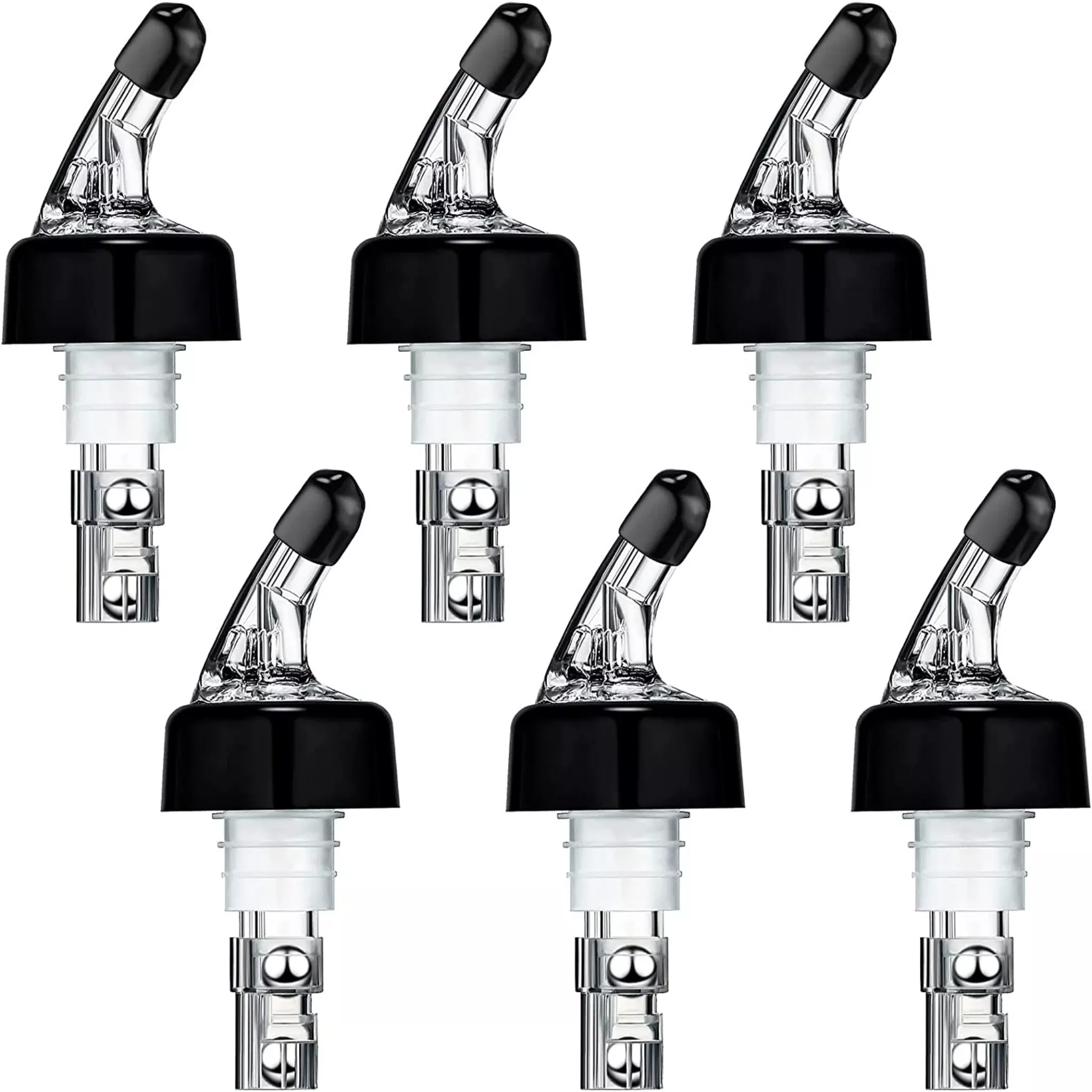 Automatic Measured Bottle Pourer Spout Bottle Pourer 6 Pieces