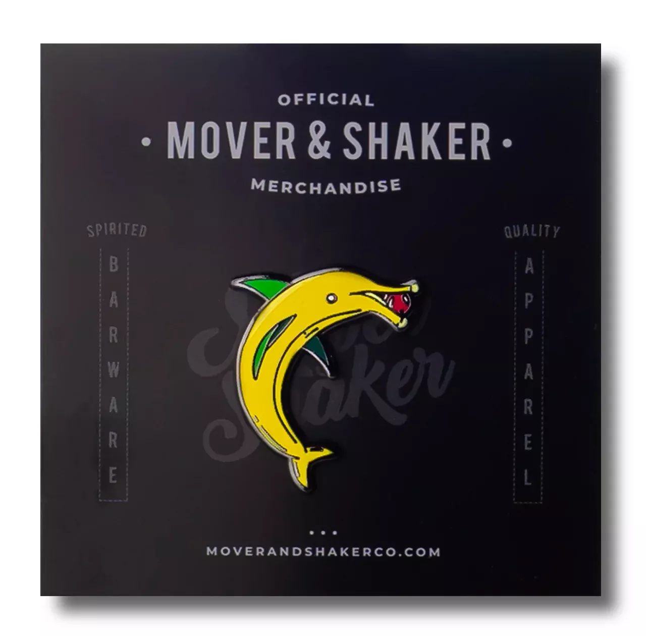 Banana Dolphin Pin