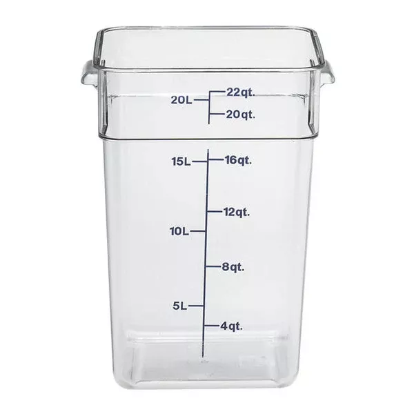 CamSquare Container Clear 22 qt each