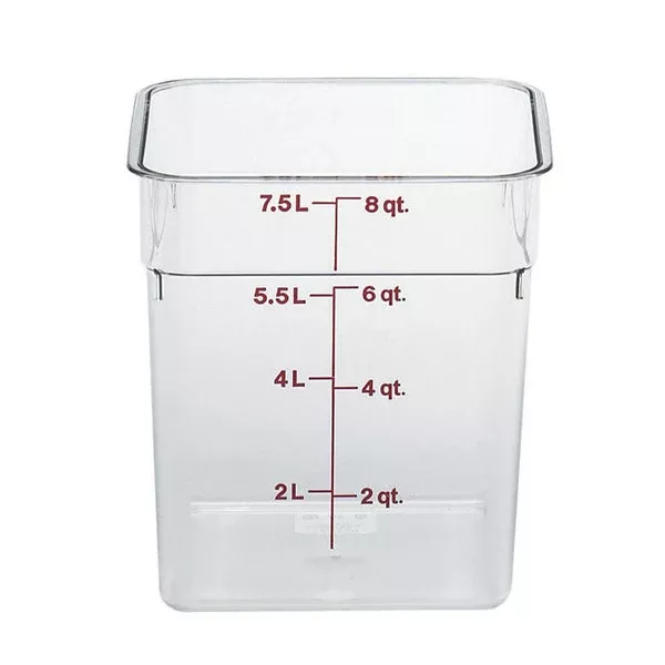 CamSquare Container Clear 8 qt each