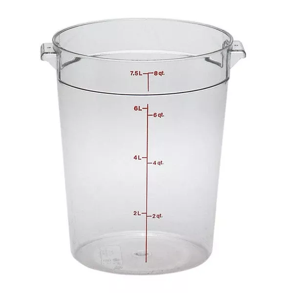 Camwear Rounds Clear 8 qt each