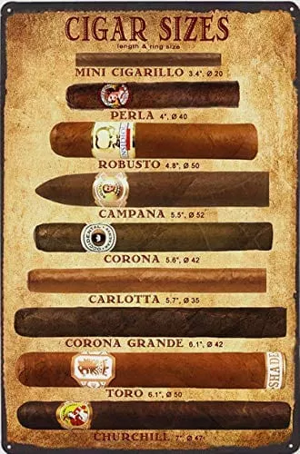 cigars-metal-tin-sign-8x12-inch-vintage-home-office-poster-bar-pub-cafe-decorati Cigars Metal Tin Sign 8x12 Inch Vintage Home Office Poster Bar Pub Cafe Decorative Plaque Home Decor Cigar Decor