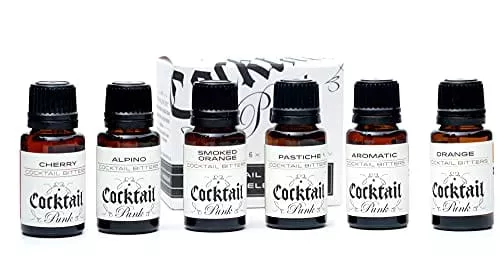 cocktailpunk-cocktail-bitters-small-batch-craft-made-in-usa-using-all-natural-or CocktailPunk Cocktail Bitters Small Batch Craft - Made in USA Using All Natural Organic Non GMO Fruits and Spices (Travelers Set, 6 Pack)