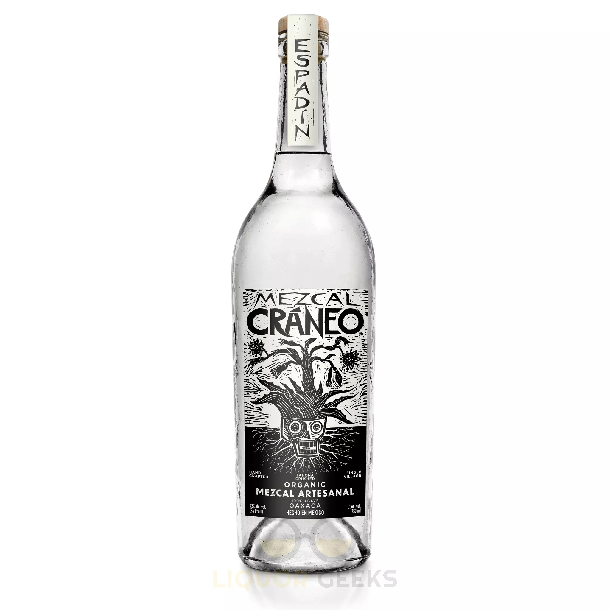 Craneo Mezcal Joven Artesanal Organic Espadin Oaxaca