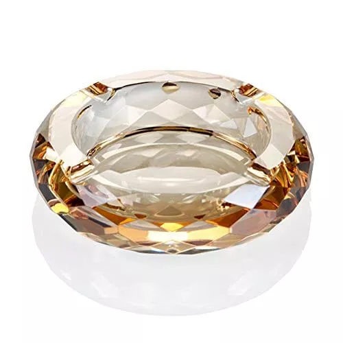 crystal-glass-ashtray-cigar-cigarettes-ashtray-holder-home-office-desktop-tablet Crystal Glass Ashtray, Cigar Cigarettes Ashtray Holder Home Office Desktop Tabletop Decoration,Crystal Gold