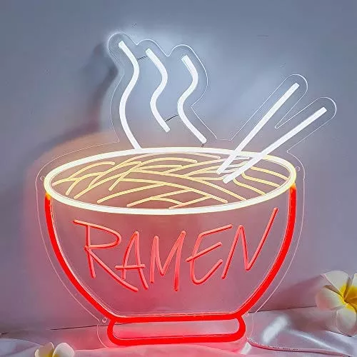 divatla-unique-ramen-neon-sign-with-3d-art-powed-by-usb-red-neon-sign-noodles-wi DIVATLA Unique Ramen Neon Sign with 3D Art, Powed by USB, Red Neon Sign Noodles with Dimmer for Shop, Restaurant,Wall decor