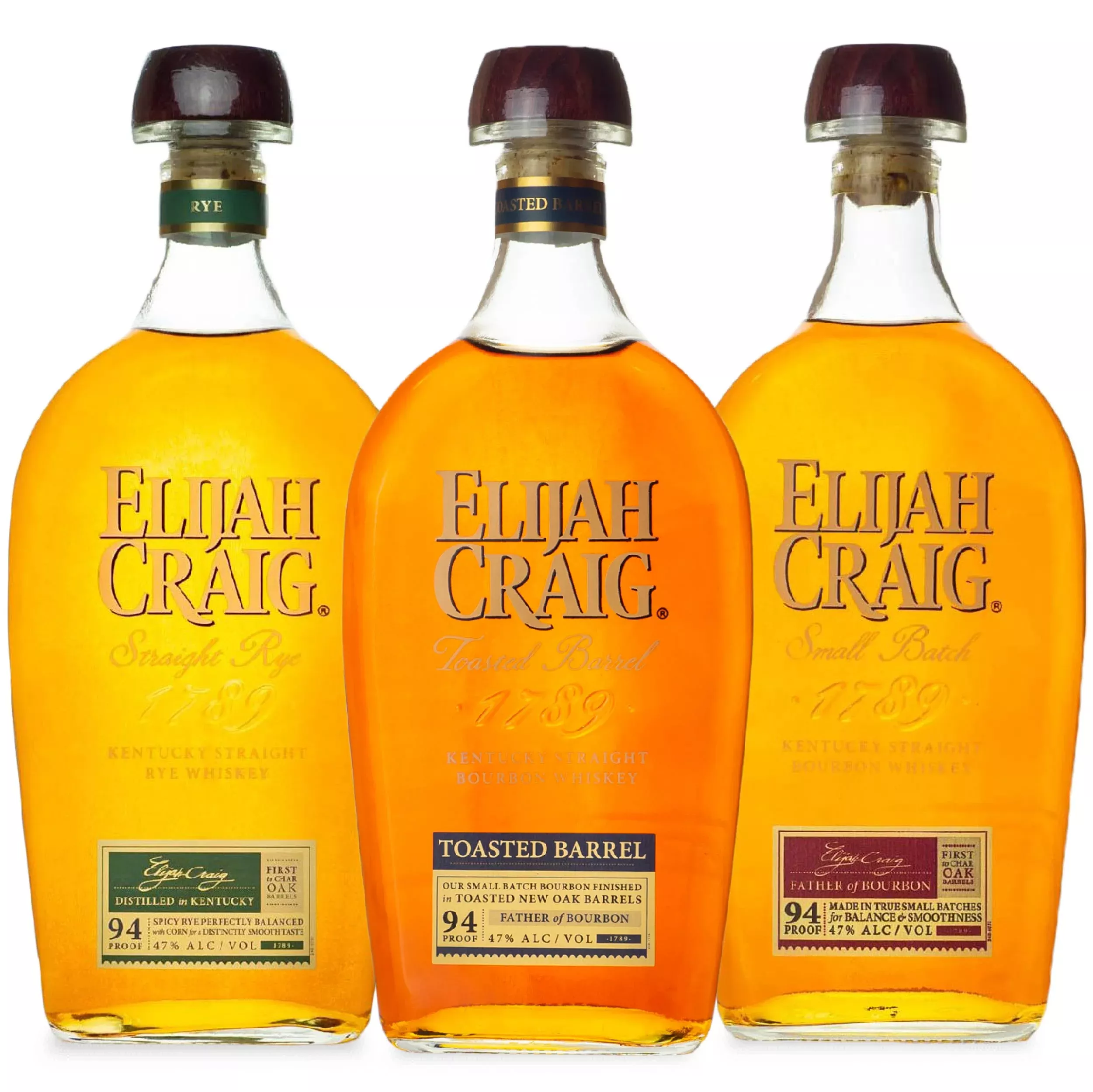 Elijah Craig Toasted Whiskey Flight