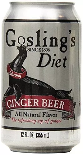 Gosling's Diet Ginger Beer 12 Oz. Can, 24 Count