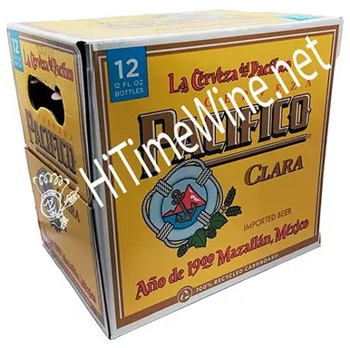 grupo-modelo-cerveza-pacifico-clara-4-5-abv-12-pack-12oz-glass-bottles GRUPO MODELO, CERVEZA PACIFICO CLARA 4.5% ABV, 12 PACK 12oz GLASS BOTTLES.