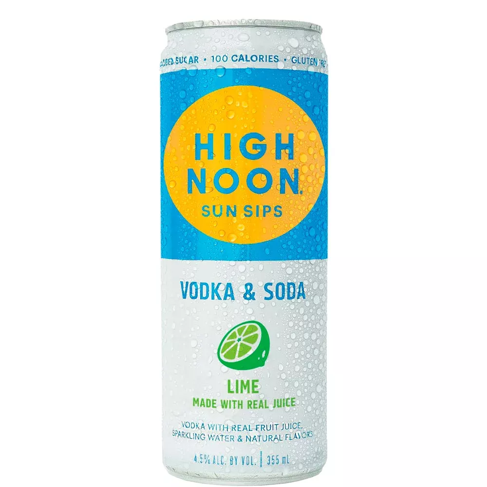 high-noon-sun-sips-lime-vodka-soda-355ml-can-4-pack High Noon Sun Sips Lime Vodka & Soda 355ml Can 4-Pack