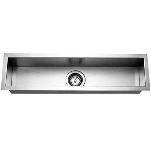 houzer-ctb-3285-contempo-trough-series-undermount-stainless-steel-bar-prep-sink Houzer CTB-3285 Contempo Trough Series Undermount Stainless Steel Bar/Prep Sink