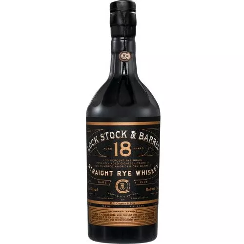 Lock Stock & Barrel Straight Rye Whiskey 18 Year
