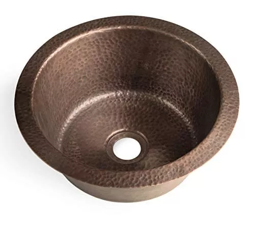 monarch-abode-17096-pure-copper-hand-hammered-essex-dual-mount-sink-12-inches Monarch Abode 17096 Pure Copper Hand Hammered Essex Dual Mount Sink (12 inches)