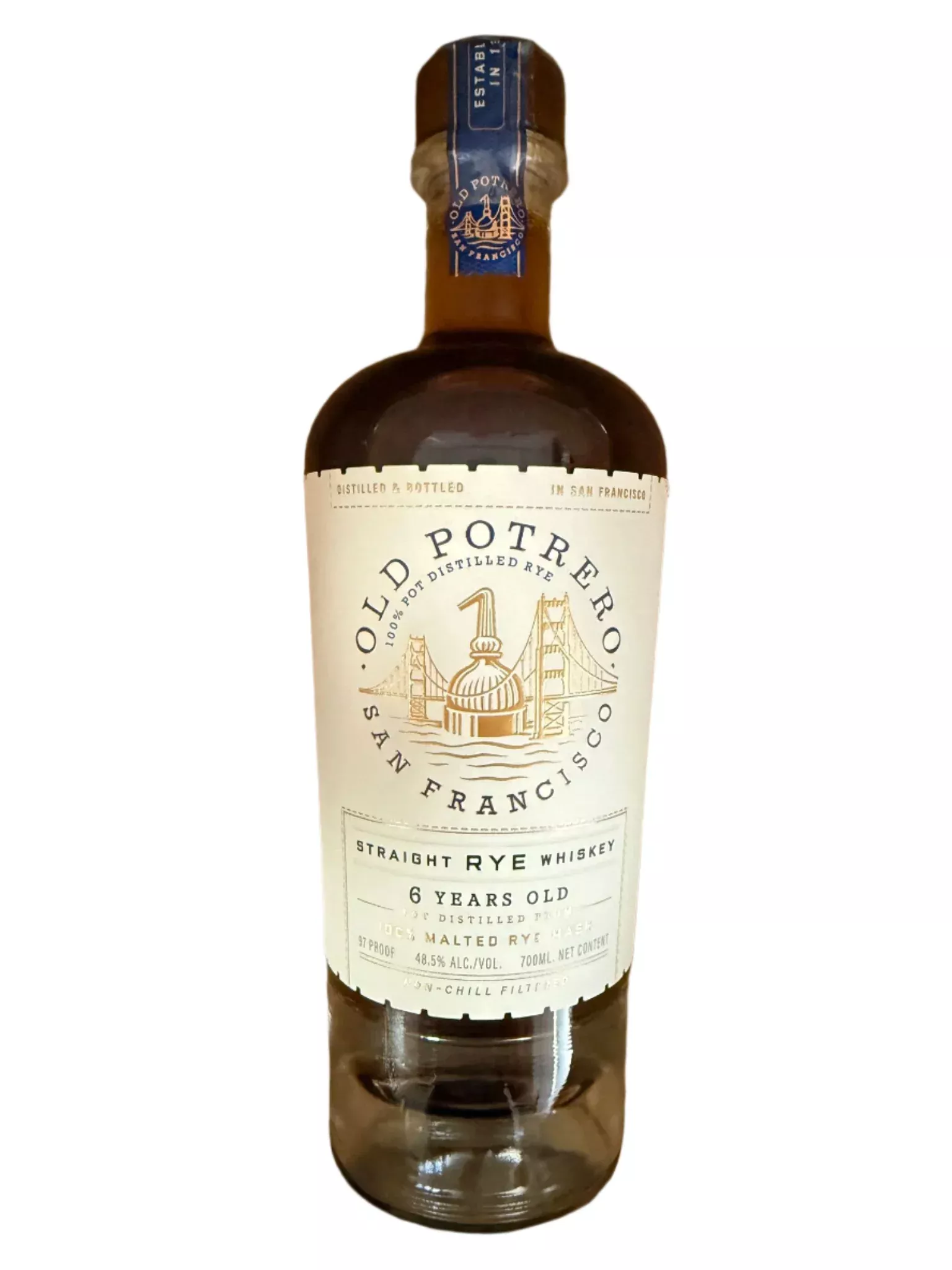old-potrero-6-year-old-single-malt-straight-rye-whiskey-700ml Old Potrero 6 year Old Single Malt Straight Rye Whiskey 700ml
