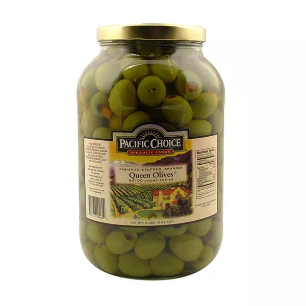 pacific-choice-queen-olive-pimento-80-90-ct-per-kg-1-gal Pacific Choice Queen Olive Pimento 80-90 ct per kg 1 gal