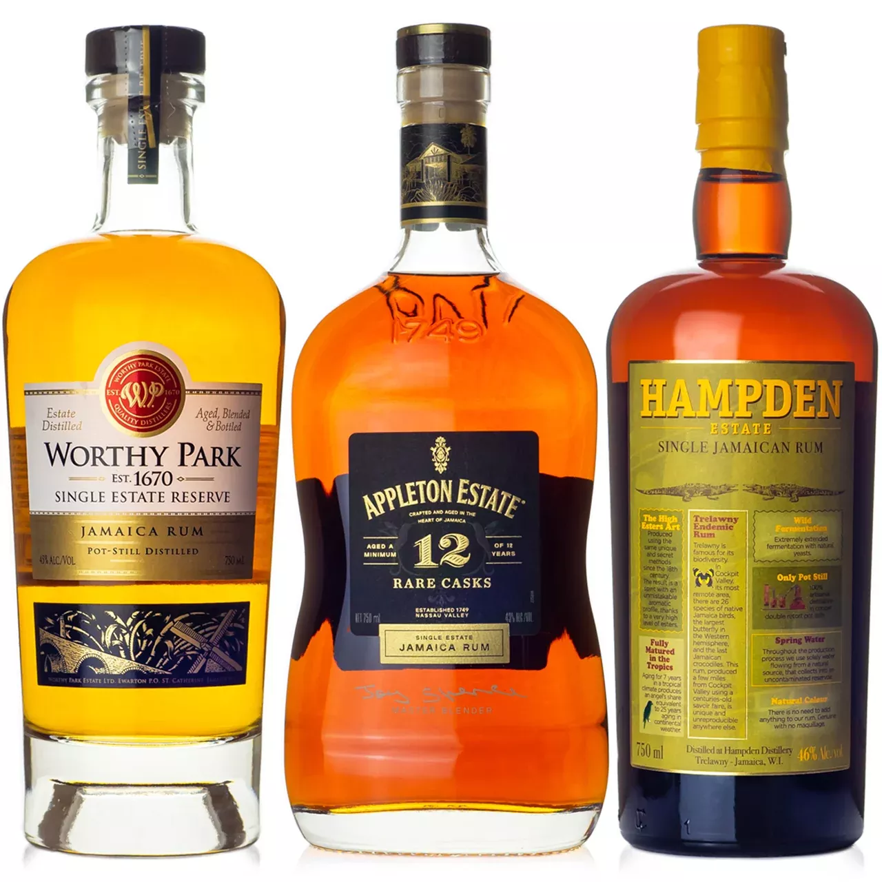 "Postcards from Jamaica" Rum Flight