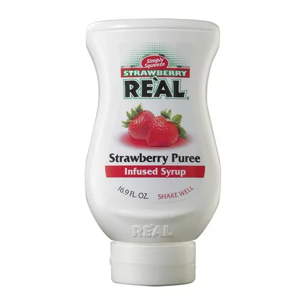 Real Infused Strawberry Syrup 16.9 oz