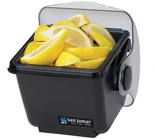 san-jamar-bd2002-mini-dome-garnish-center-with-chillable-tray-1qt-capacity San Jamar BD2002 Mini Dome Garnish Center with Chillable Tray, 1qt Capacity