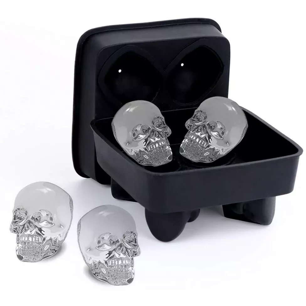 Skull Ice Molds for Whiskey