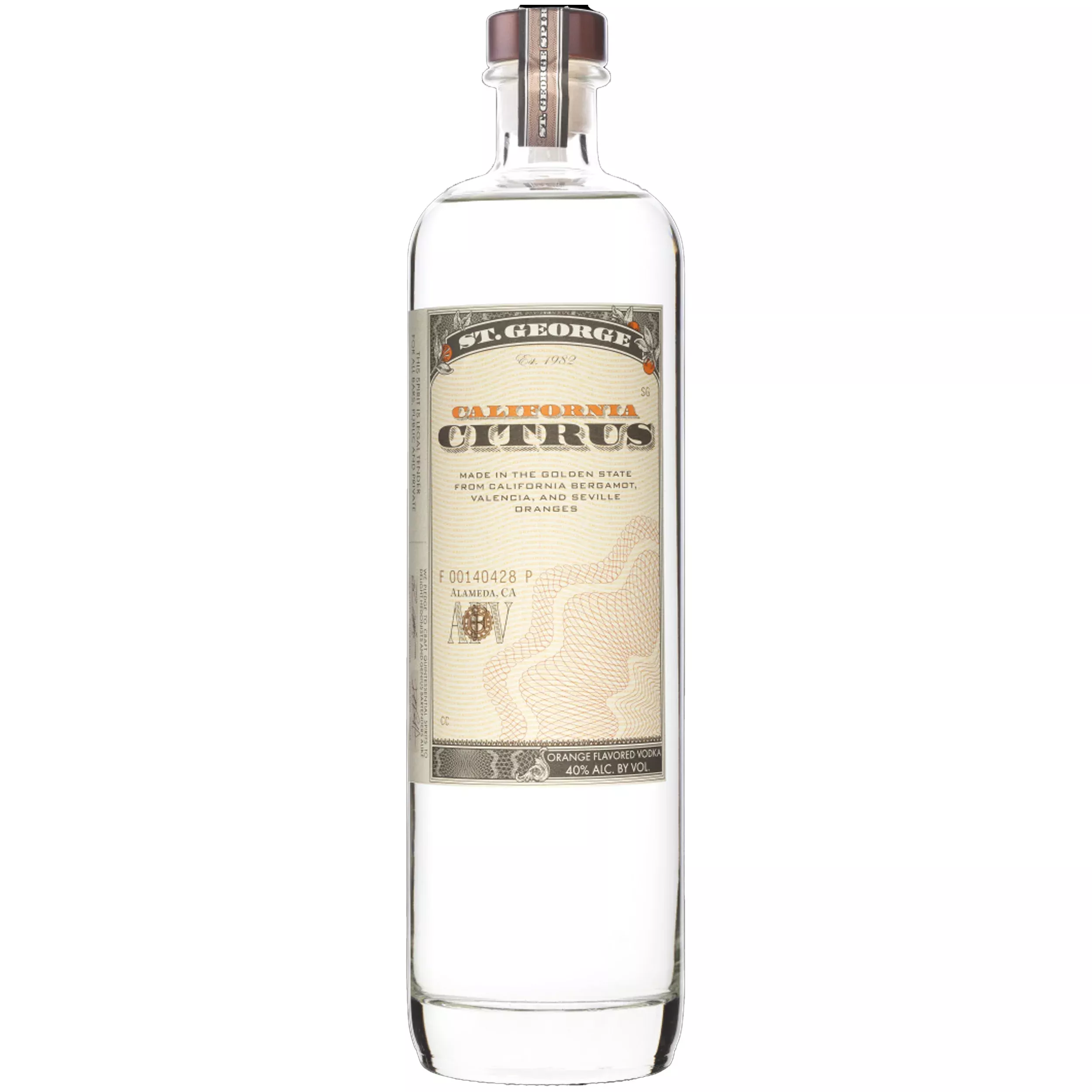 St George California Citrus Vodka