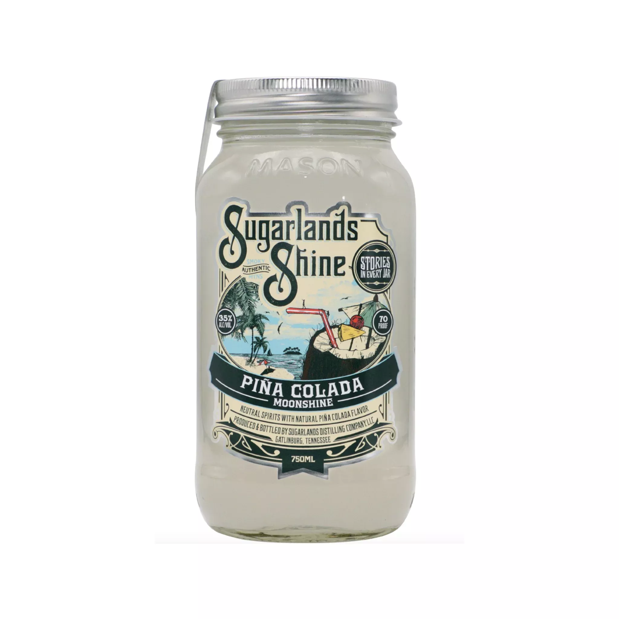 Sugarlands Pina Colada Moonshine Liqueur