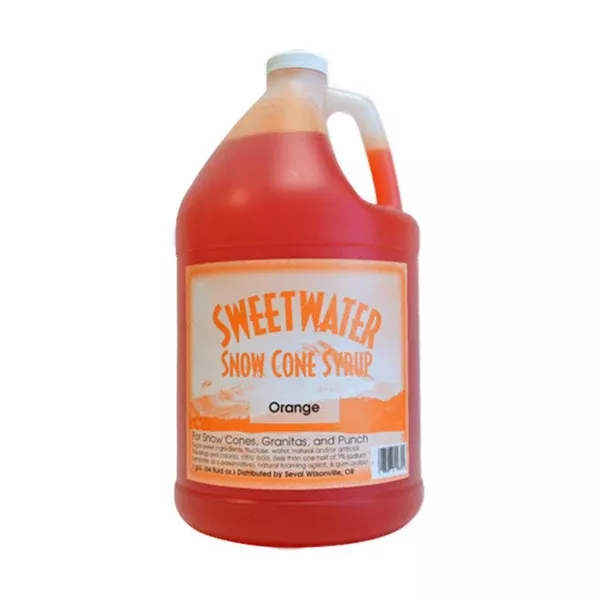 Sweetwater Snow Cone Orange Syrup 1 gal
