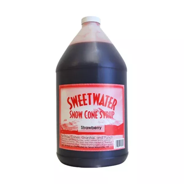 Sweetwater Snow Cone Strawberry Syrup 1 gal