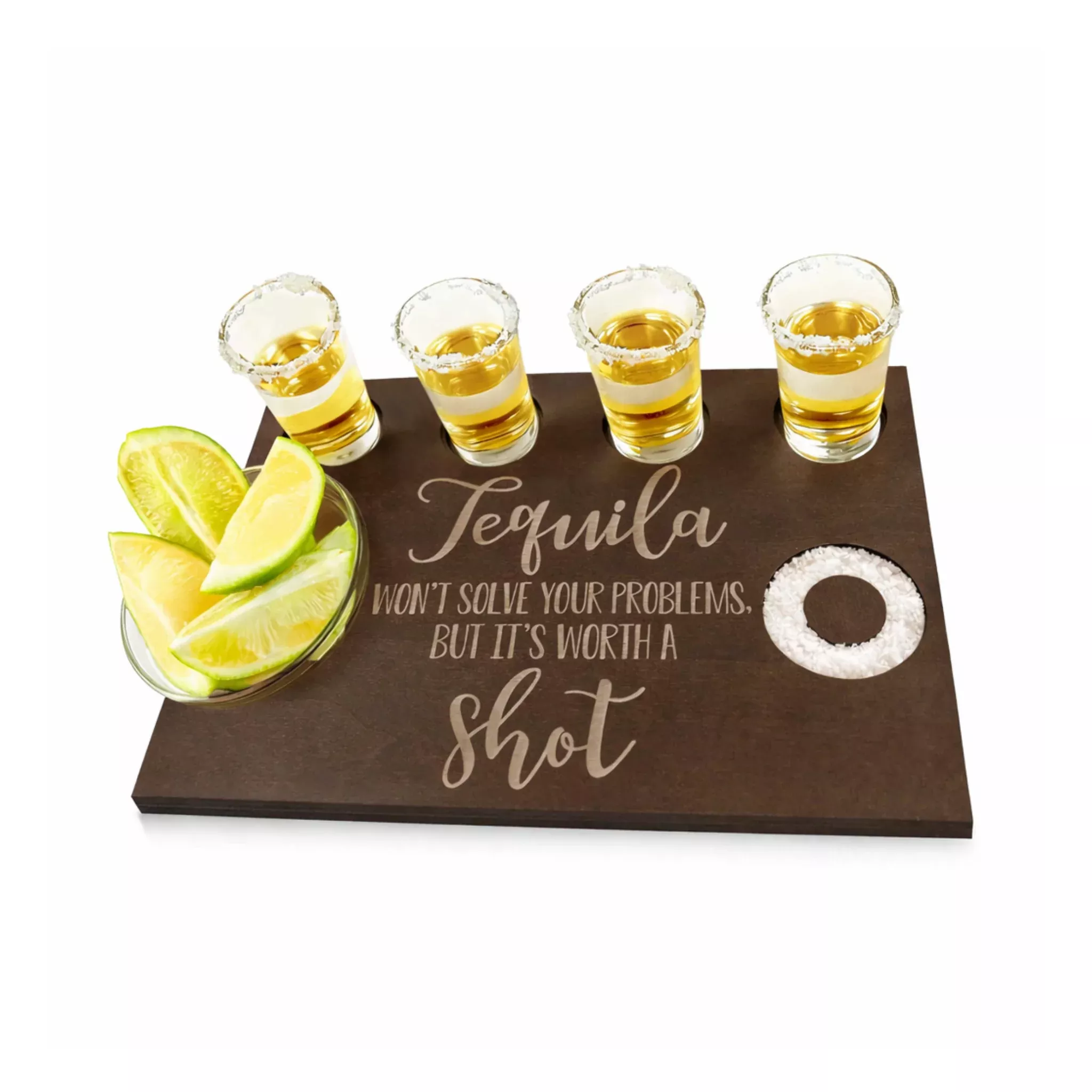 Tequila Shot Board Serving Tray