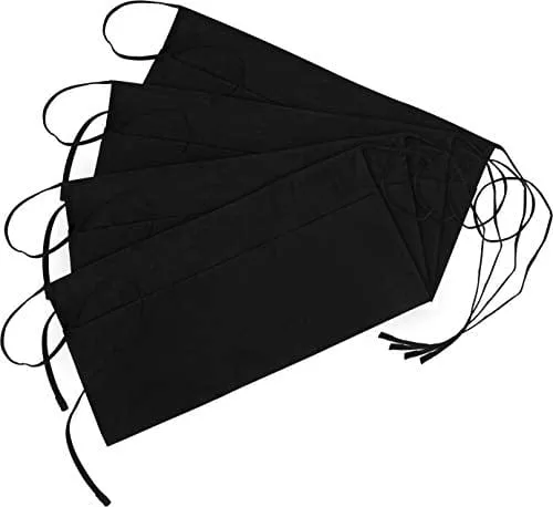 utopia-wear-4-pack-3-pockets-waitress-apron-24-x-12-inches-waist-aprons-home-kit Utopia Wear 4 Pack 3 Pockets Waitress Apron, 24 x 12 Inches Waist Aprons for Home and Kitchen (Black)