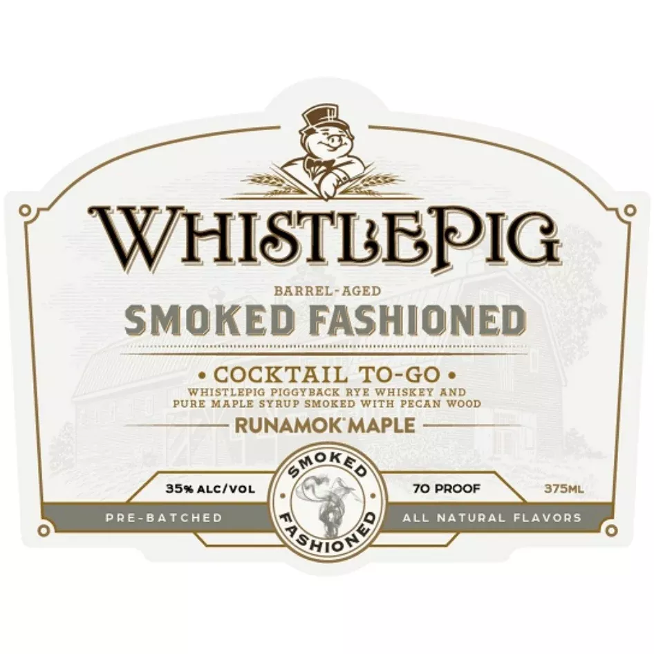 whistlepig-smoked-fashioned-cocktail-to-go-375ml WhistlePig Smoked Fashioned Cocktail To-Go 375ml