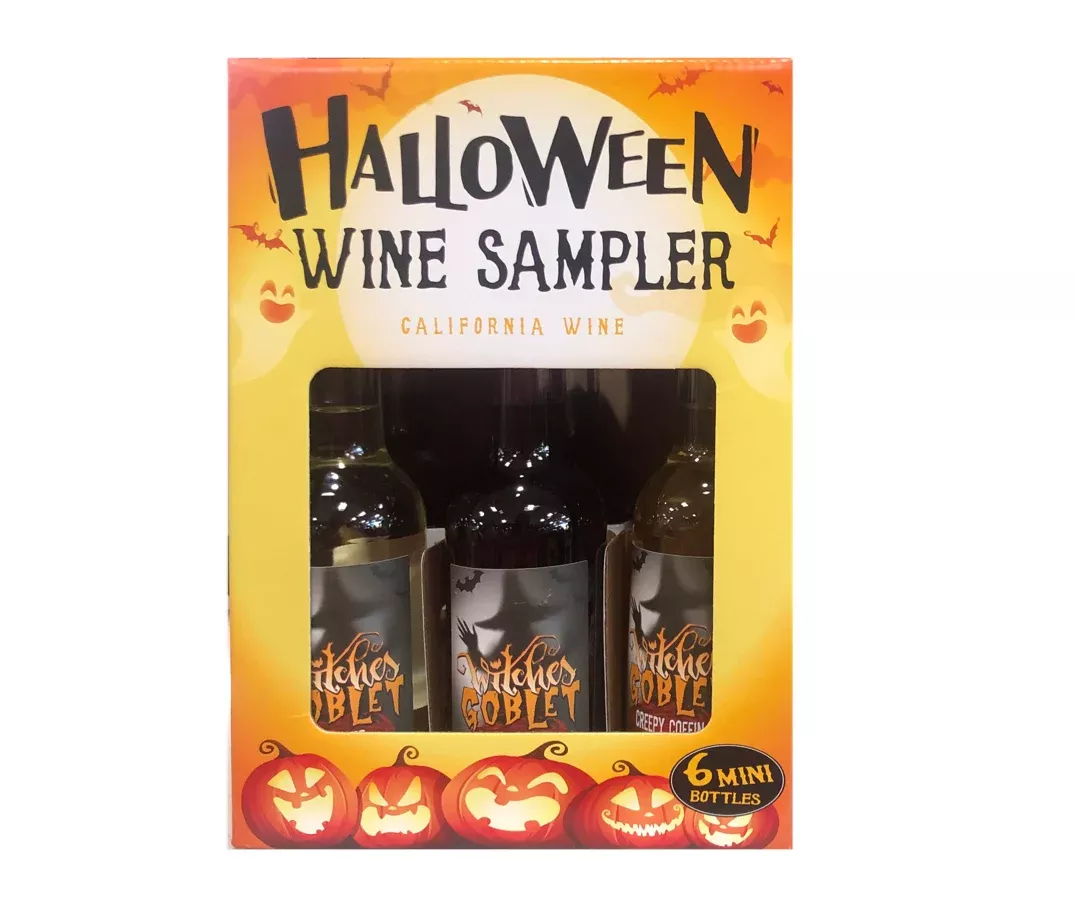 witches-goblet-halloween-wine-sampler-california-6x187ml-bottles WITCHES GOBLET HALLOWEEN WINE SAMPLER CALIFORNIA 6X187ML BOTTLES