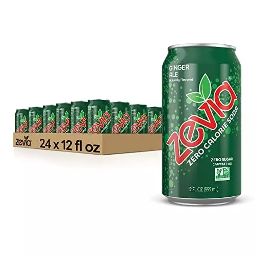 zevia-zero-calorie-soda-ginger-ale-12-ounce-cans-pack-24 Zevia Zero Calorie Soda, Ginger Ale, 12 Ounce Cans (Pack of 24)