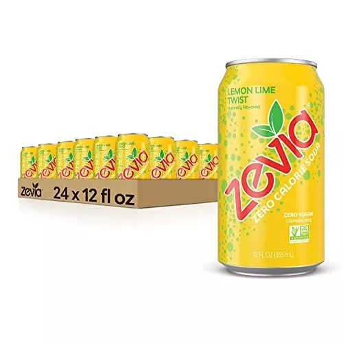 zevia-zero-calorie-soda-lemon-lime-twist-12-ounce-cans-pack-24 Zevia Zero Calorie Soda, Lemon Lime Twist, 12 Ounce Cans (Pack of 24)